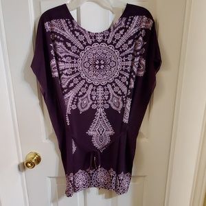 Beautiful purple designer blouse